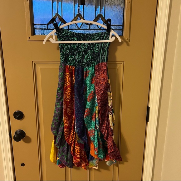 Multi Colored Ruffle skirt - Picture 2 of 4